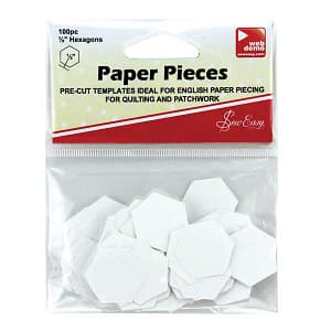 Pre Cut Paper Pieces - Hexagon 1 Inch