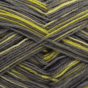 Sock Yarn - Black, Grey & Green