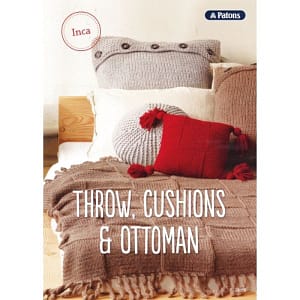 Throws, Cushion & Ottoman - Knitting Pattern Book