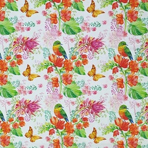 Birds & Butterflies - Cotton Print Fabric