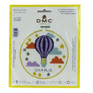 Hot Air Balloon Mini Cross Stitch Kit