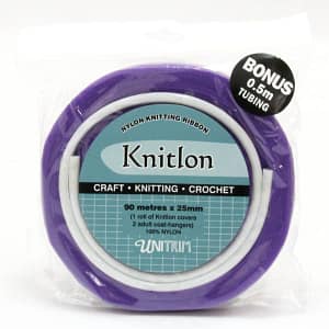 Knitlon Nylon Knitting Ribbon - Violet