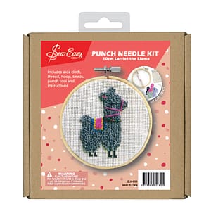 Needle Punch Kit with Hoop - Larriet The Llama
