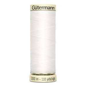 Gutermann Sew-all Thread 100m Colour 800 WHITE