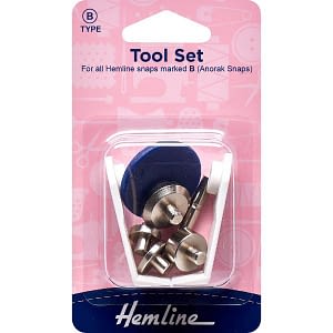 Tool Set For all Hemline snaps marked B