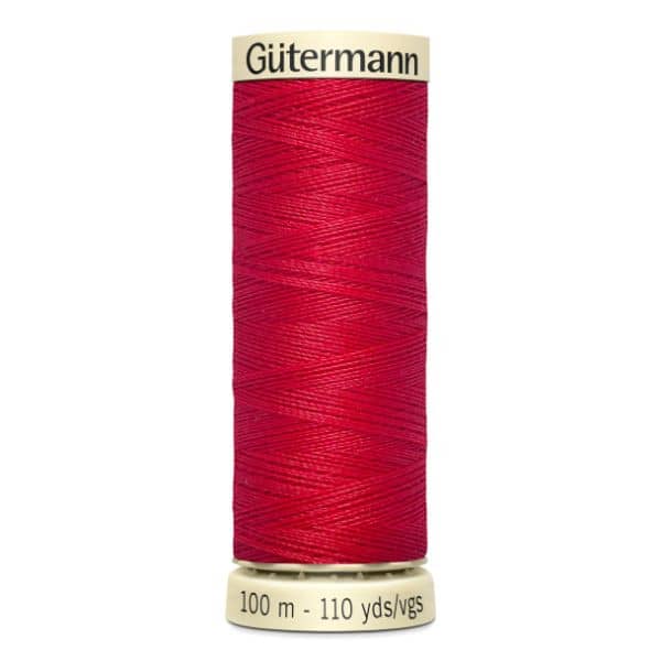 Gutermann Sew All Thread – Bright Red #156 100 metre