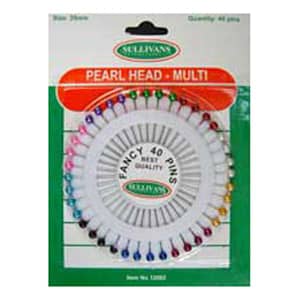 Pearl Head Pins - 40pk