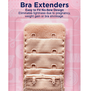 Bra Extenders Easy to Fit No-Sew Design 38mm Nude