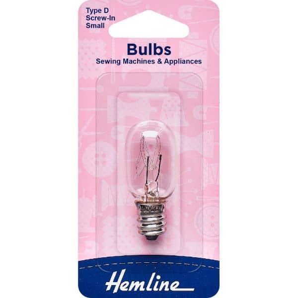 Sewing Machine Bulb - Type D Screw-In - Small