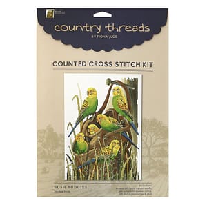 Bush Budgies - Country Threads Cross Stitch Kit