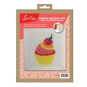 Needle Punch Kit with Frame - Mmm Cupcake