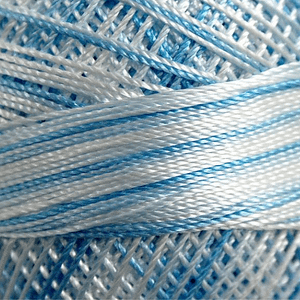 Tulip Microfibre Crochet Yarn - Blue & White