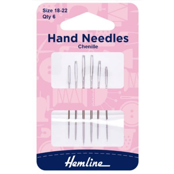 Chenille Hand Needles Size 18-22 6 pcs