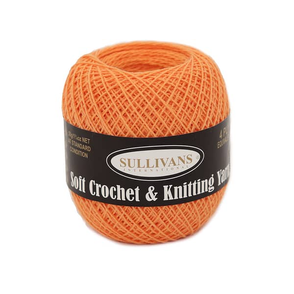 Crochet & Knitting Yarn 4 Ply 50g - Orange