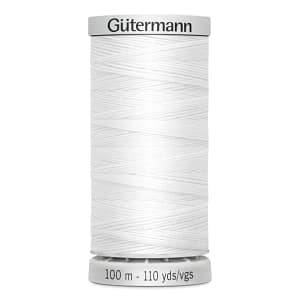 Gutermann Extra Strong Polyester Thread, #800 WHITE